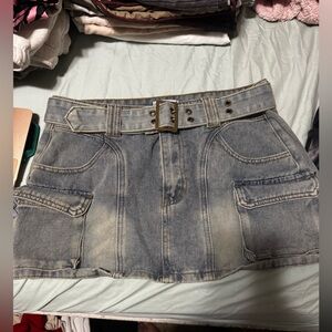 Fashion Nova Denim with Gold Accents